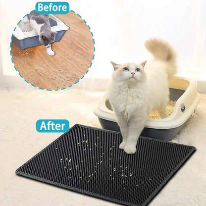 Tapis de litière pour chat