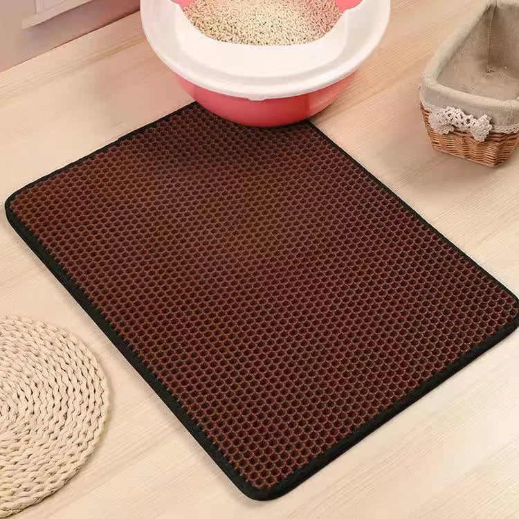 Tapis de litière pour chat