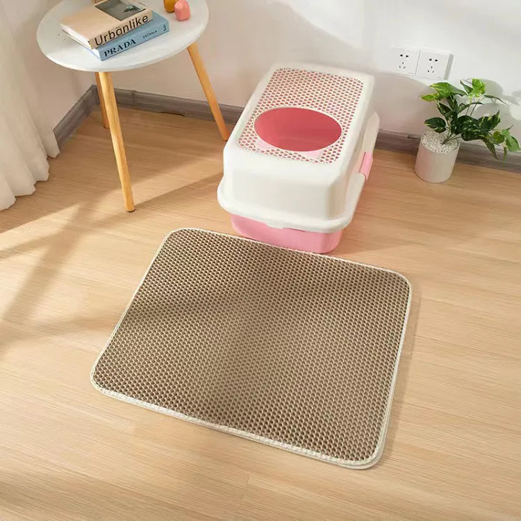 Tapis de litière pour chat